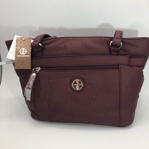 Giani Bernini Pebble Hobo - Wine